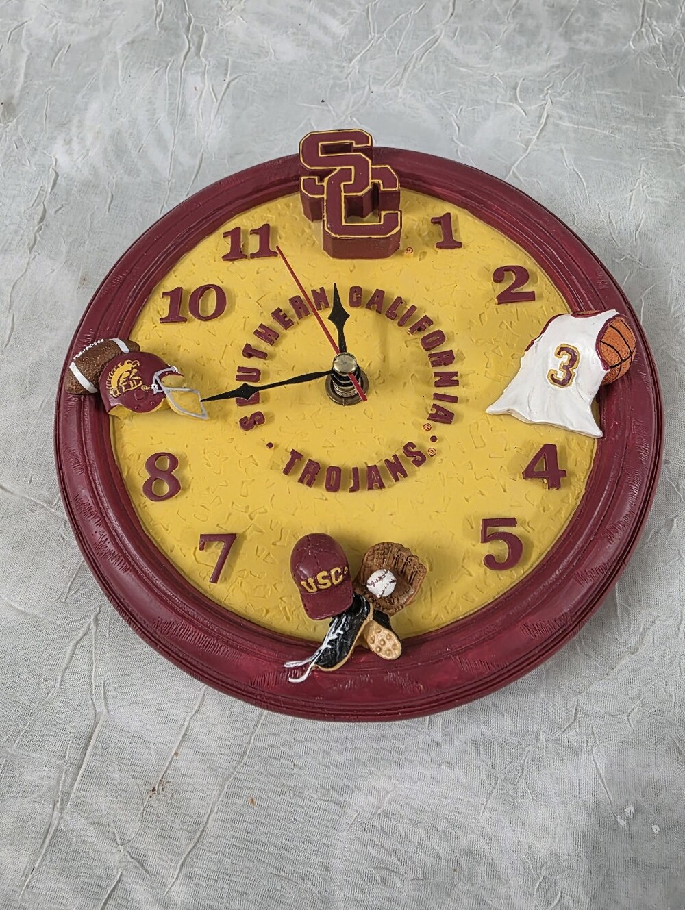 VIntage University of Southern California (USC) Trojans multi-sport Clock.